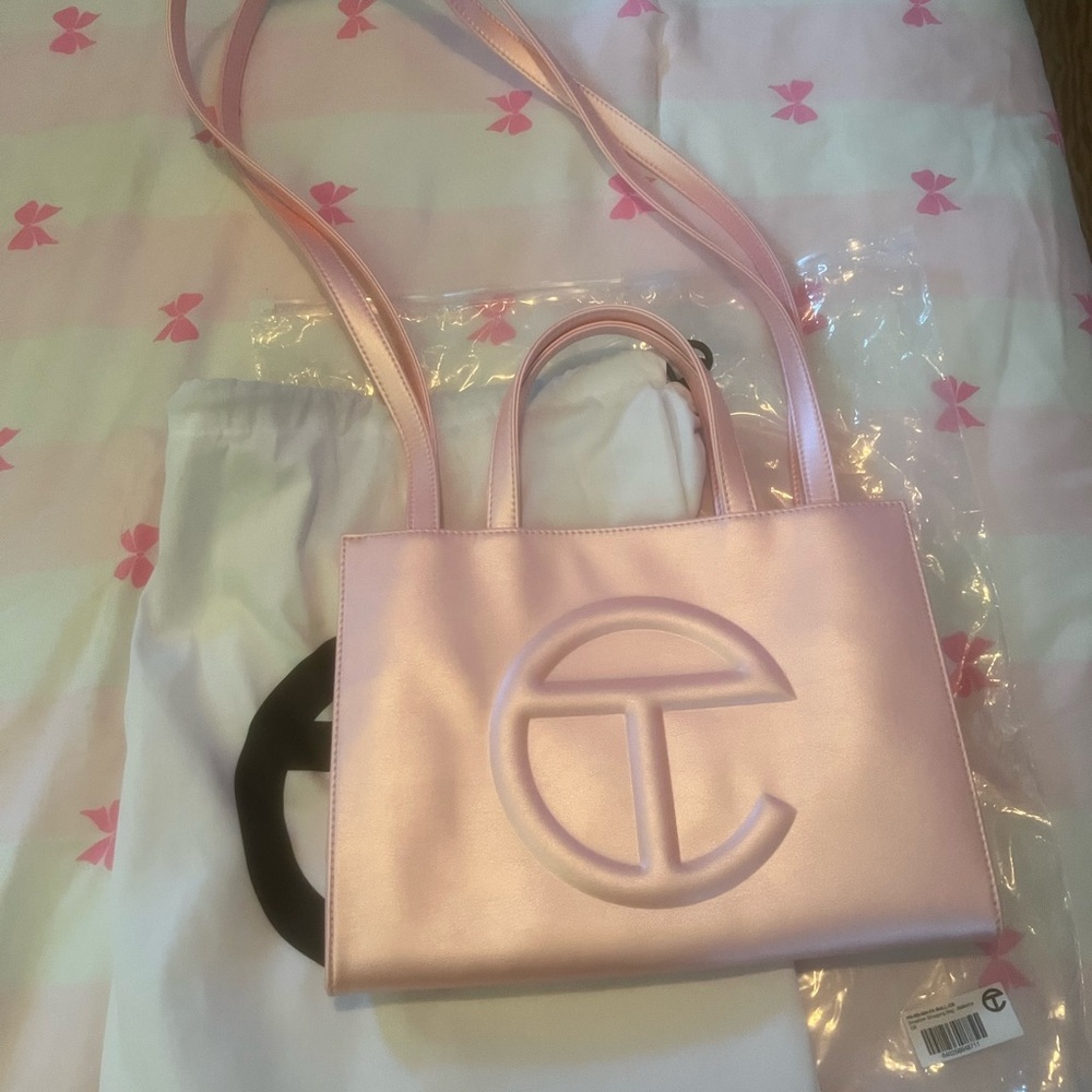 Ballerina Pink Telfar Shmedium Shopping Bag